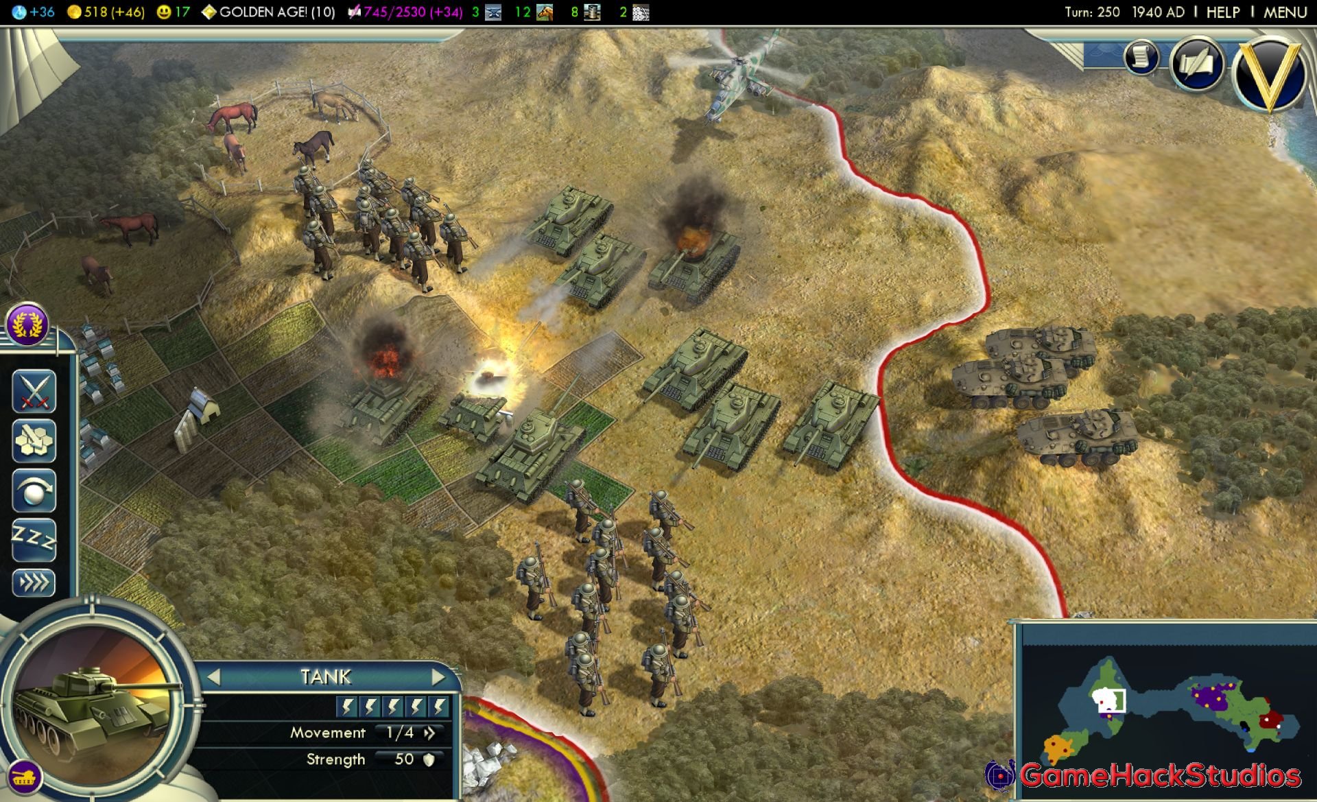 civ 5 as a strategic war game
